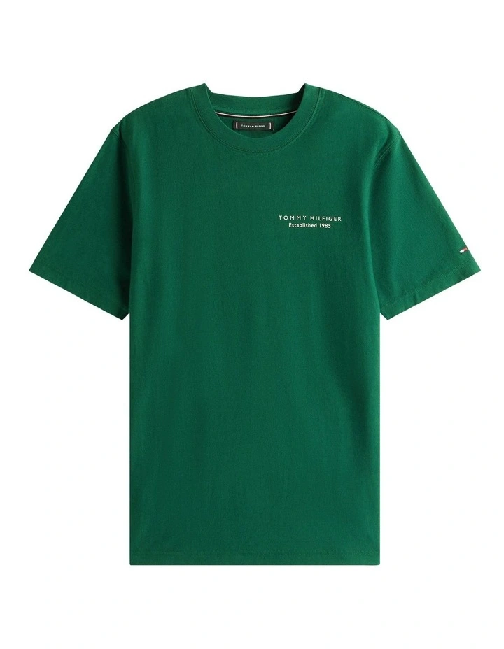 Back Print Jersey T-shirt in Green image 5