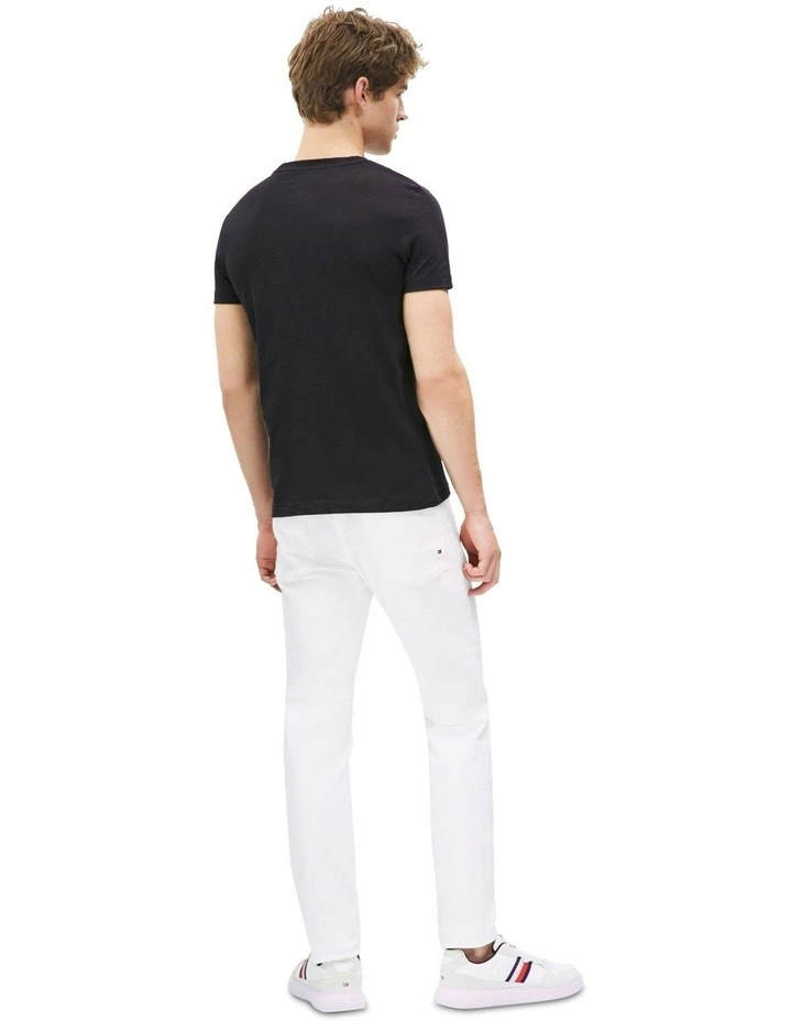 Graphic Stacked Logo T-shirt in Black image 2