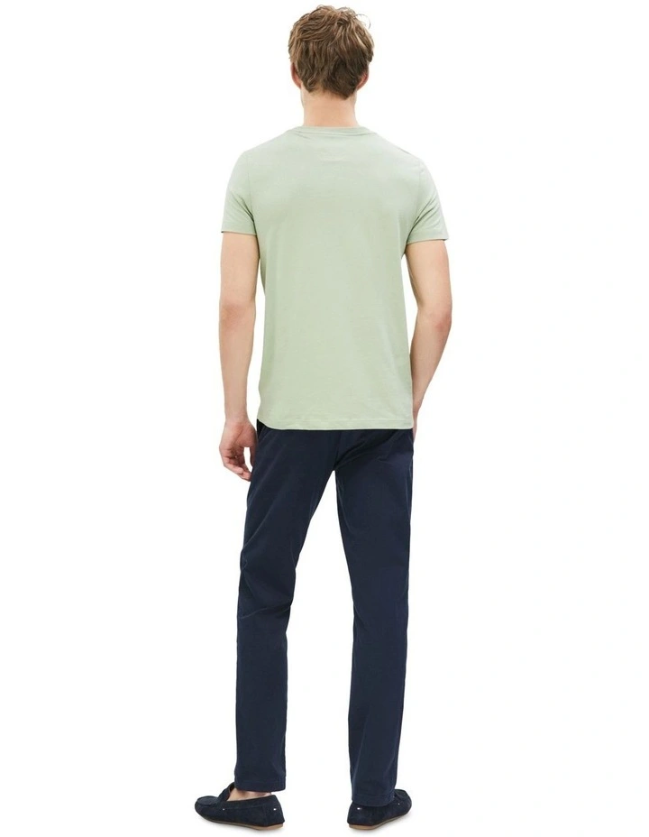 Graphic Stacked Logo T-shirt in Green image 2