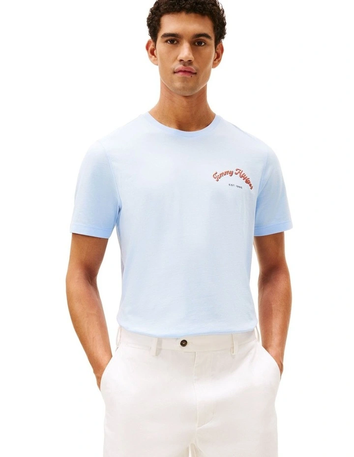 Graphic Tee in Blue image 1