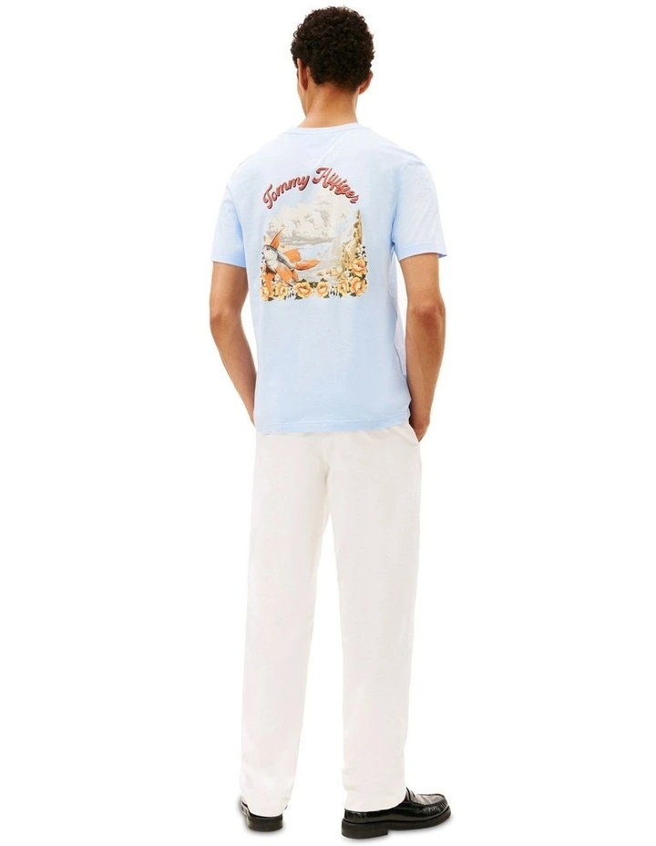 Graphic Tee in Blue image 3