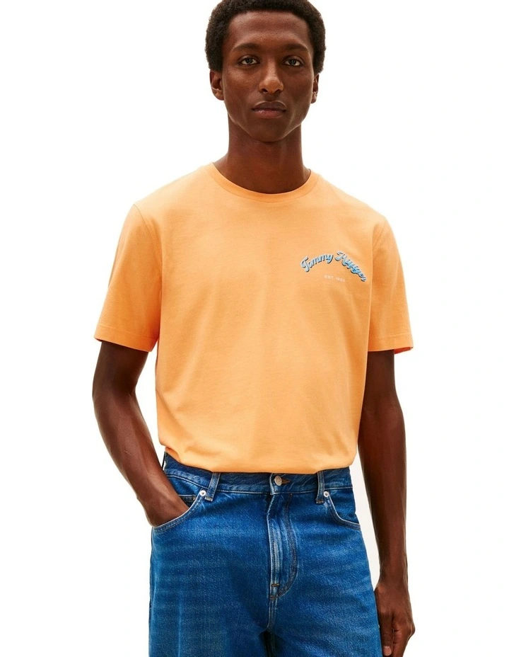 Graphic Tee in Orange image 1