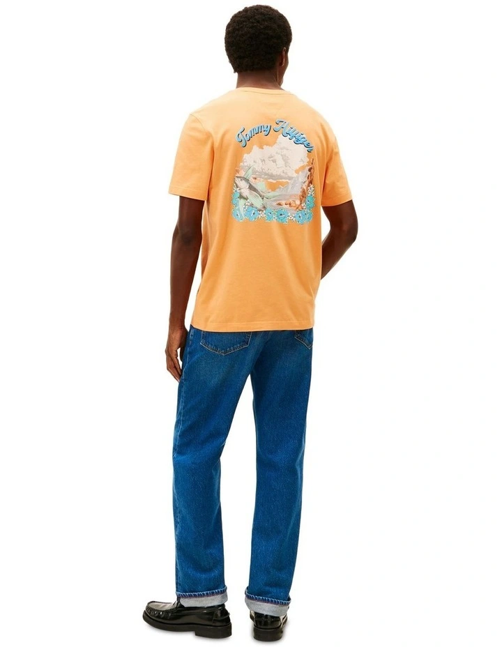 Graphic Tee in Orange image 2