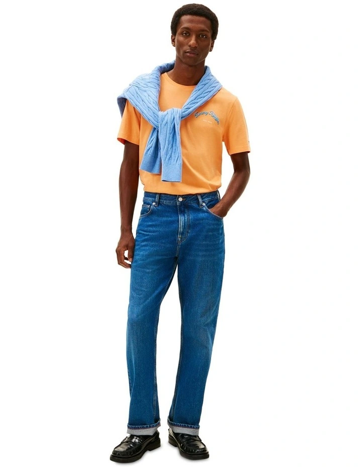 Graphic Tee in Orange image 3