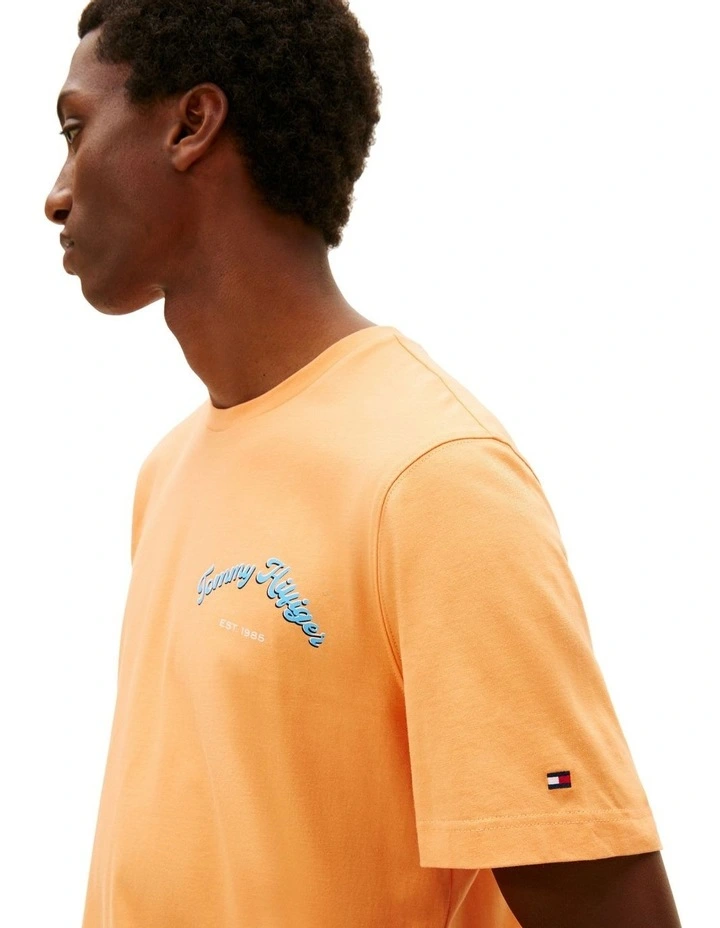 Graphic Tee in Orange image 4