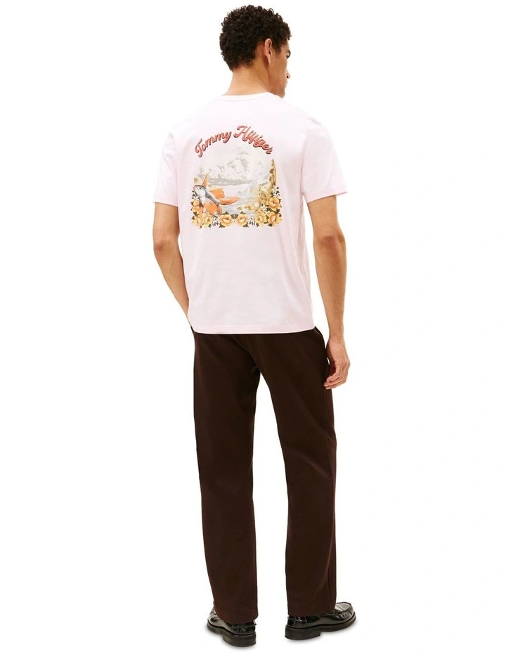 Graphic Tee in Pink image 3