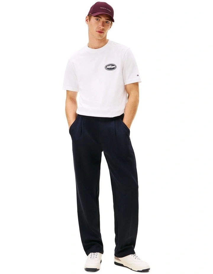 Back Graphic Relaxed T-Shirt in White image 3