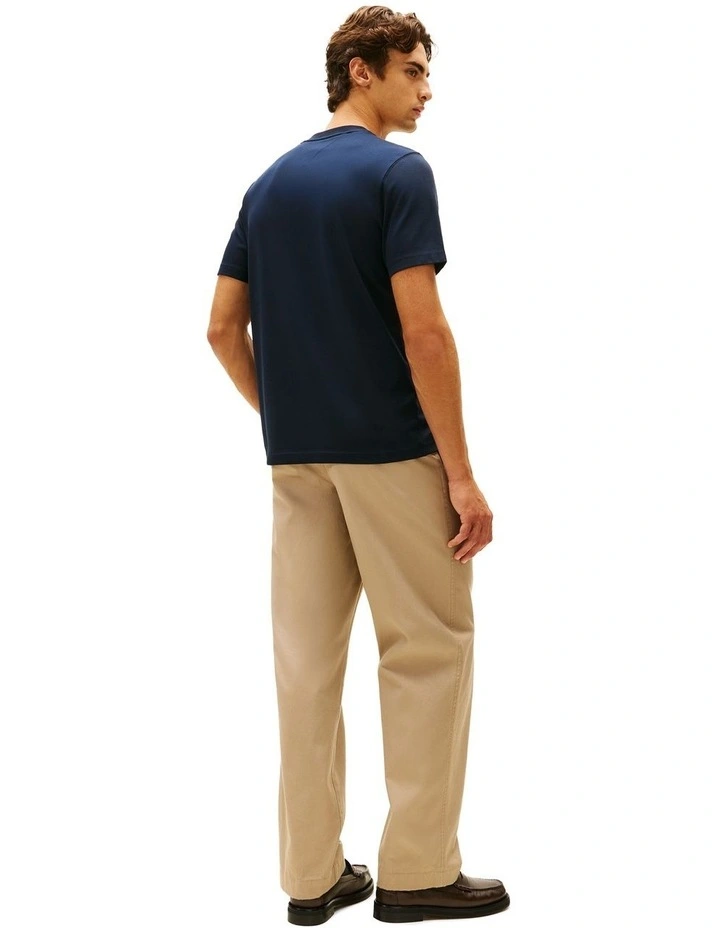 Icon Interlock Tee in Navy image 2