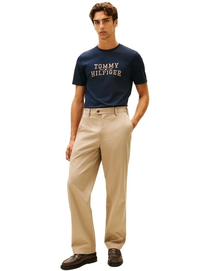 Icon Interlock Tee in Navy image 3