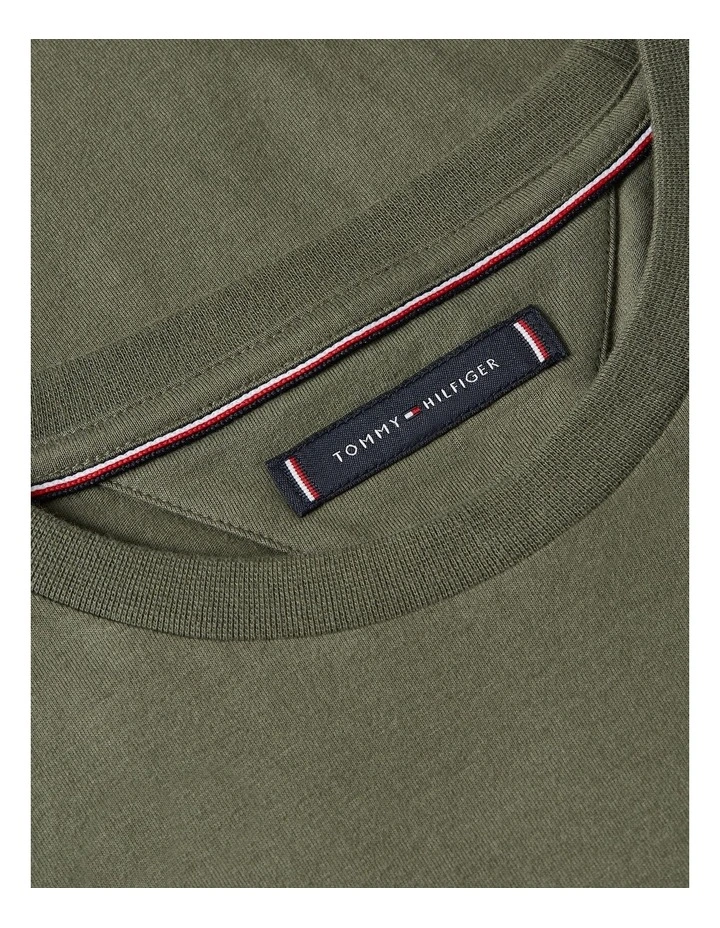 Essential Cotton Tee in Green image 5
