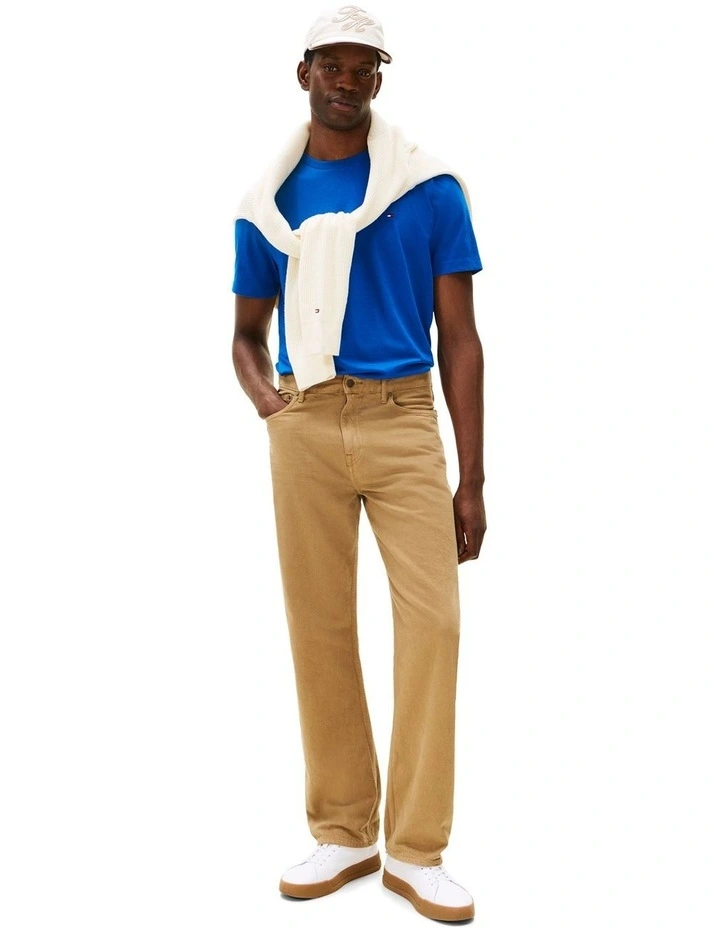 Essential Cotton Tee in Blue image 4