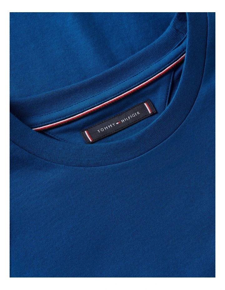 Essential Cotton Tee in Blue image 5