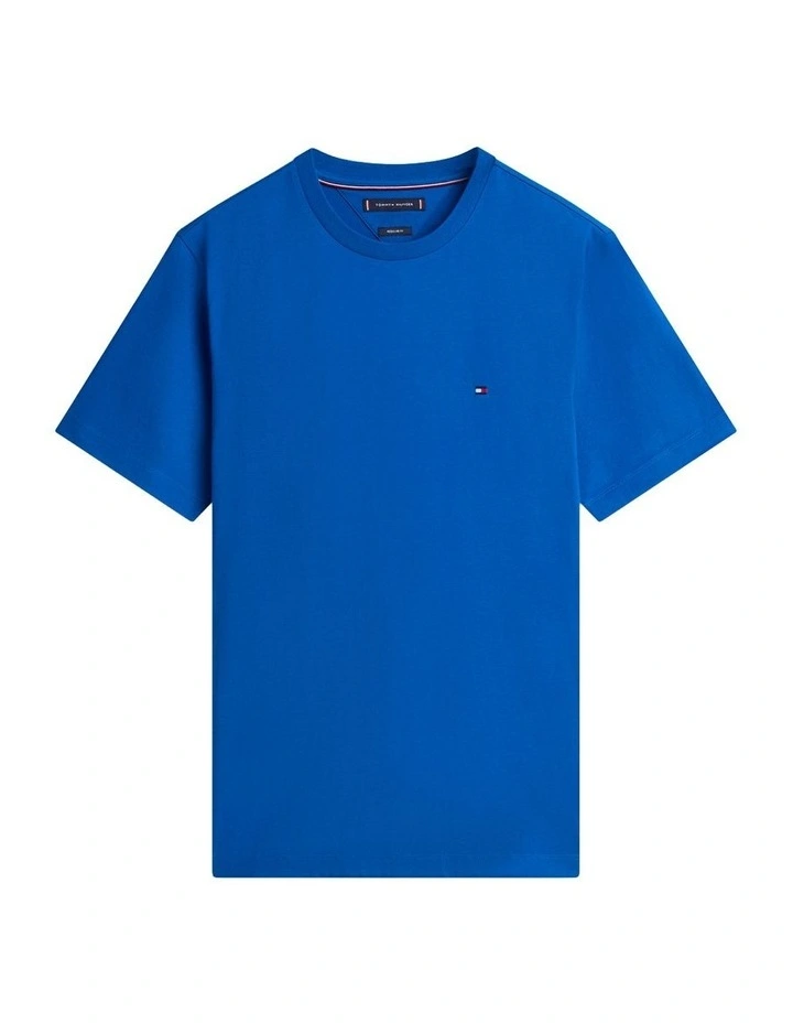 Essential Cotton Tee in Blue image 6