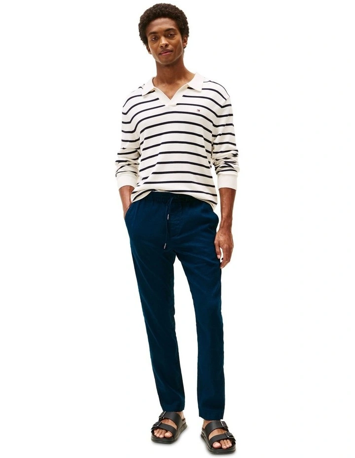 Harlem Relaxed Tapered Leg Chinos Pant in Blue image 4