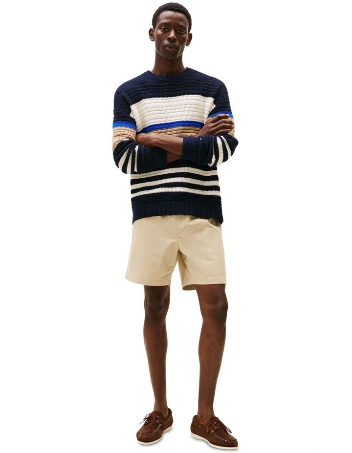 Paper Touch Regular Shorts in Beige image 4