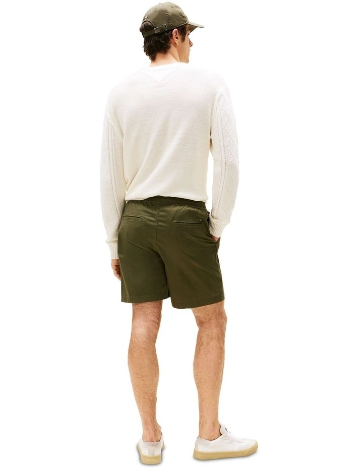 Paper Touch Regular Shorts in Green image 2