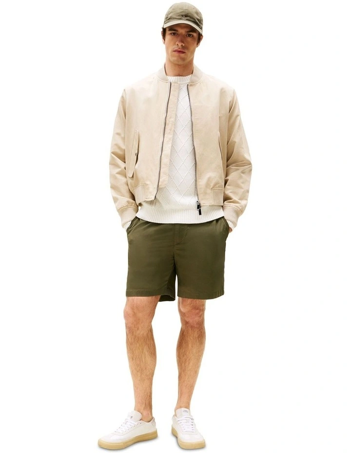 Paper Touch Regular Shorts in Green image 4