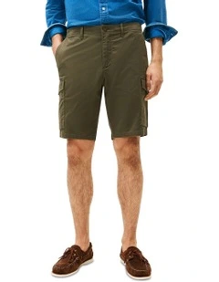 1985 Collection Relaxed Cargo Shorts in Green