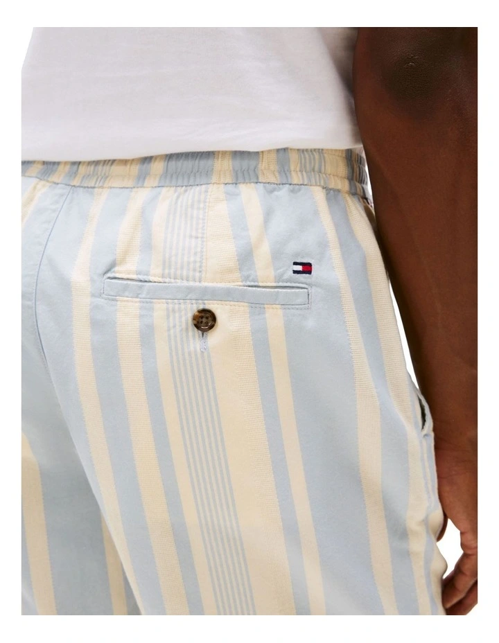 Mercer Mixed Stripe Shorts in Blue image 3
