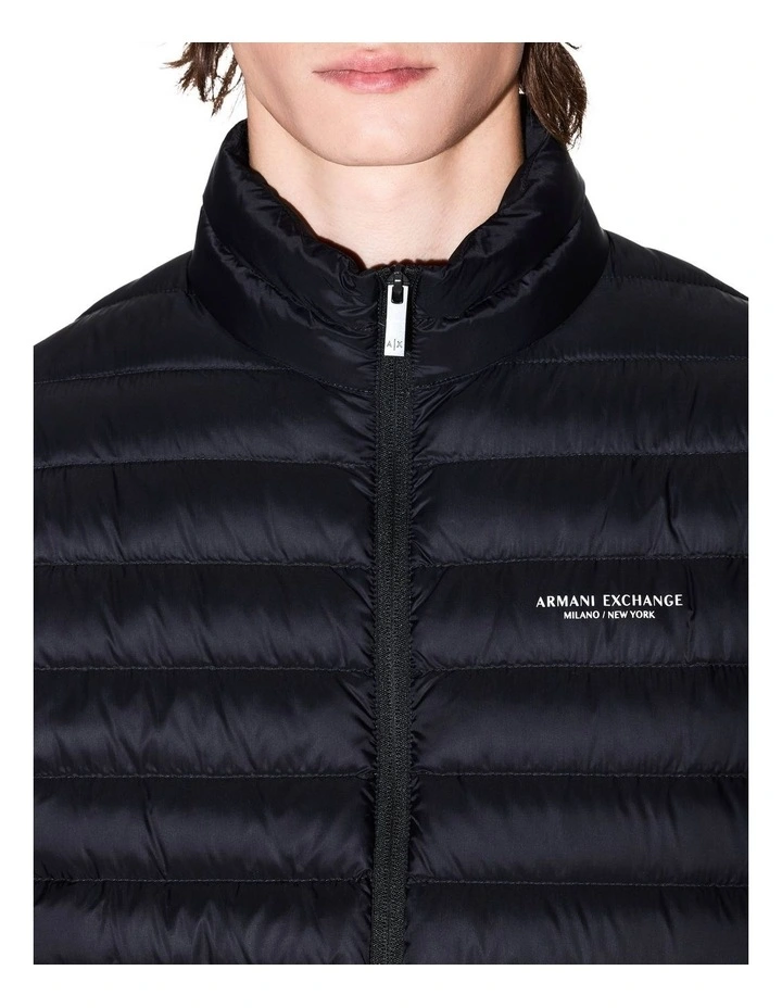 Essential Down Jacket in Black image 3