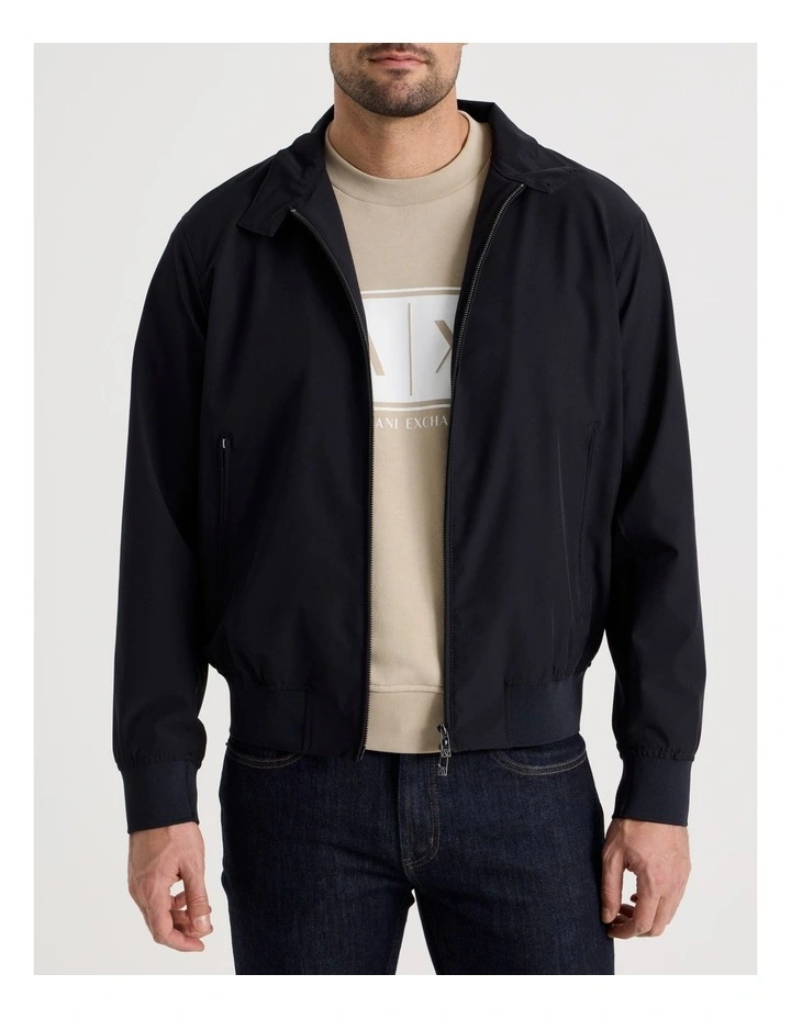 Windbreaker Jacket in Deep Navy image 2
