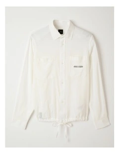 Urban Sailor Cotton Shirt in Off White