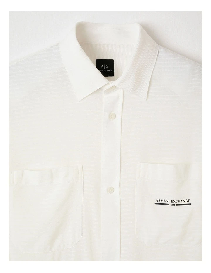 Urban Sailor Cotton Shirt in Off White image 2