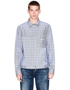 Urban Salior Full Zip Shirt in Navy