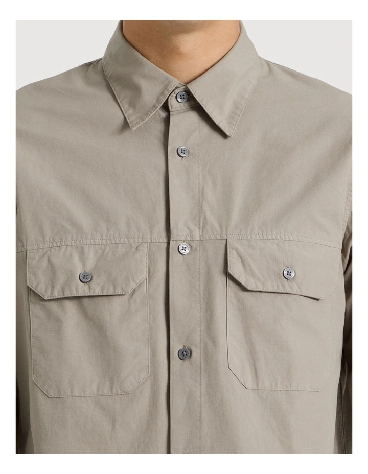One Block Up Casual Shirt in Driftwood image 2