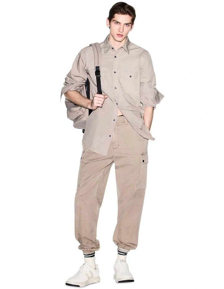 One Block Up Casual Shirt in Driftwood image 4