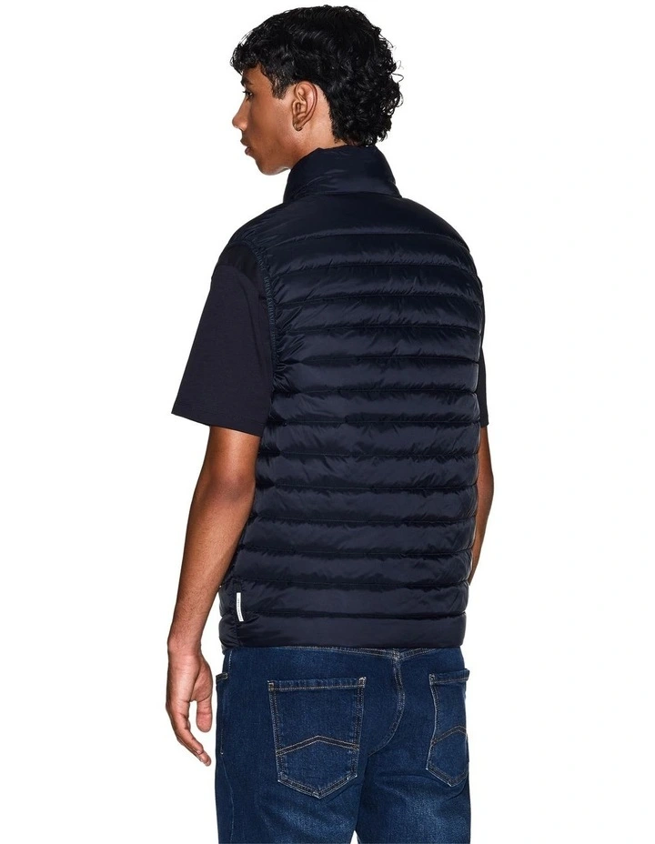 Essential Down Vest in Deep Navy image 2