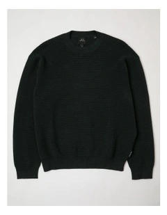 Knit Sweatshirt in Jet Set