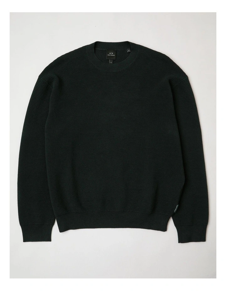 Knit Sweatshirt in Jet Set image 1