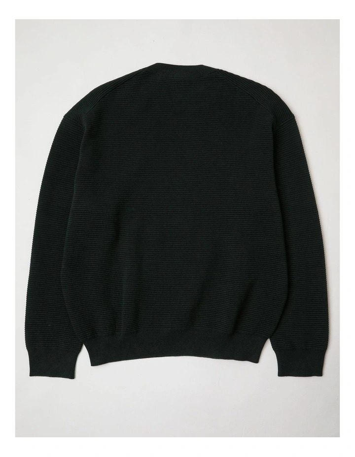 Knit Sweatshirt in Jet Set image 2