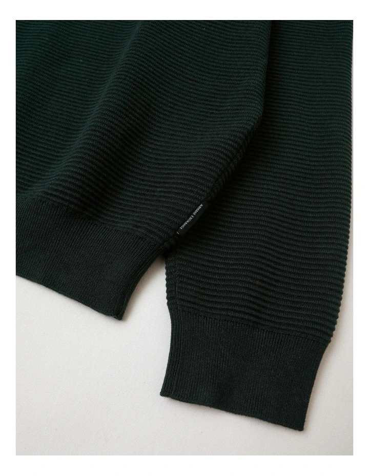 Knit Sweatshirt in Jet Set image 4