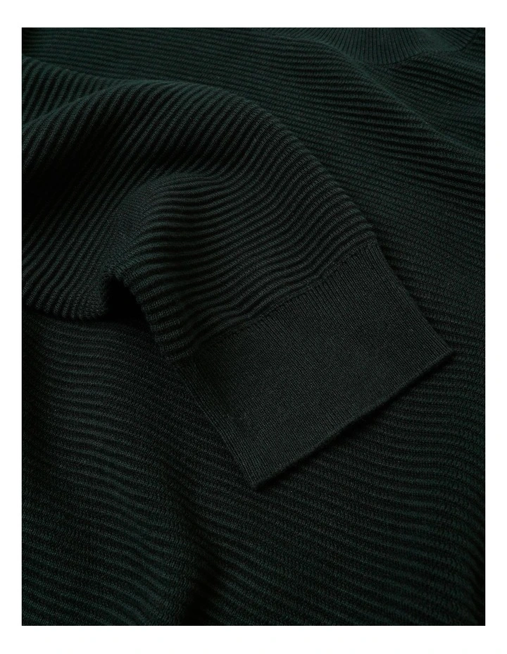 Knit Sweatshirt in Jet Set image 5