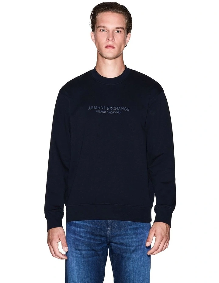 Sweatshirt in Deep Navy image 1