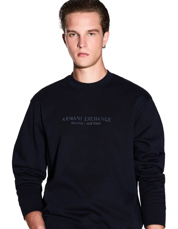 Sweatshirt in Deep Navy image 4