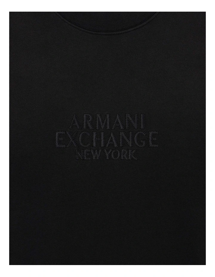 Extended Logo Sweatshirt in Black image 3