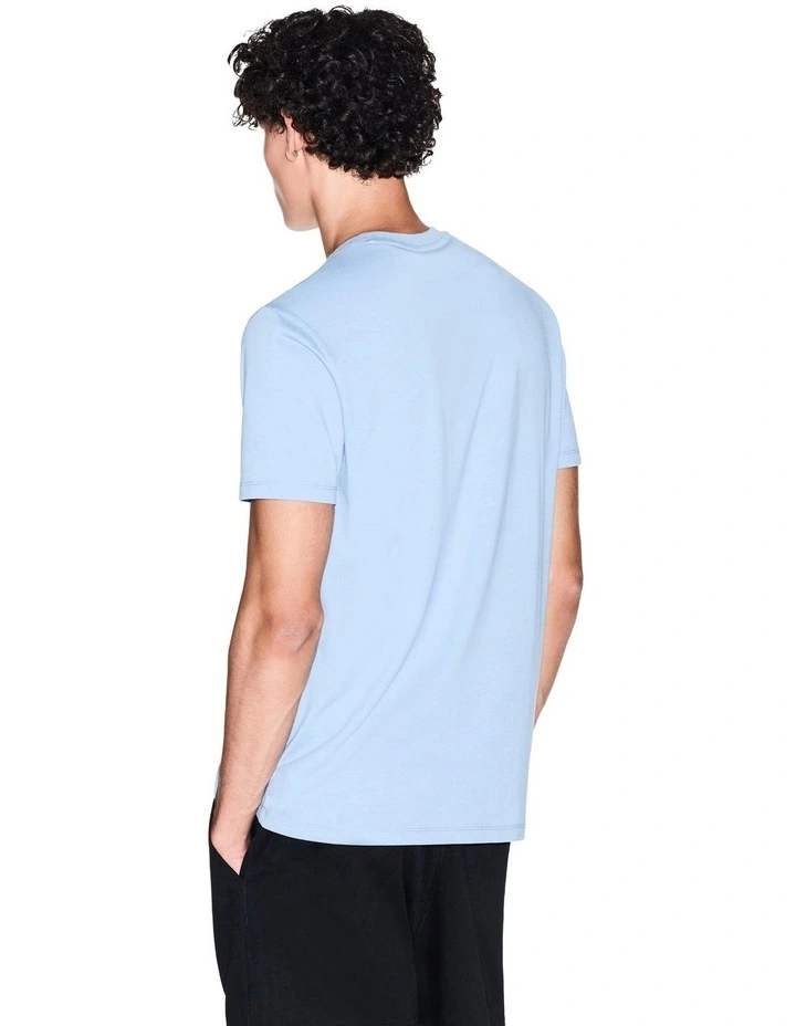 New York T-shirt in Faded Denim image 2