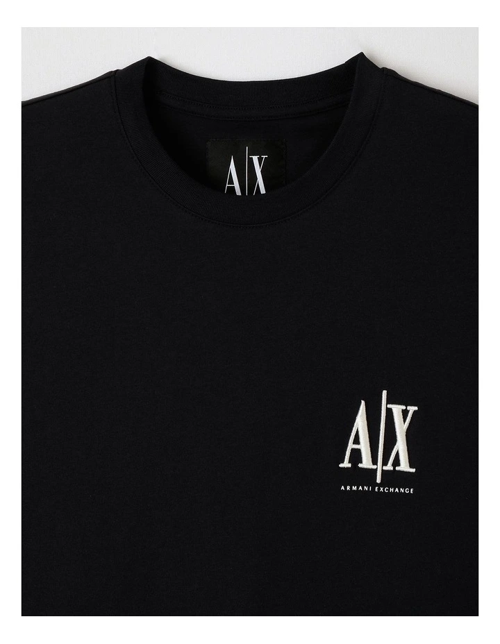 Icon T-shirt in Deep Navy image 2