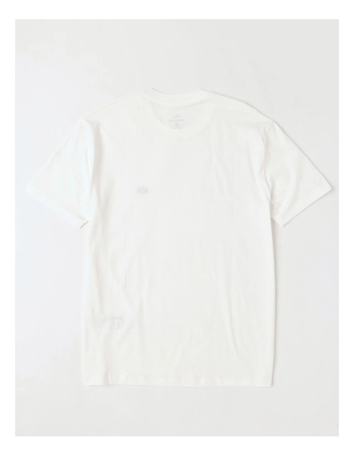 Basics Chest Logo T/Shirt Off White image 3