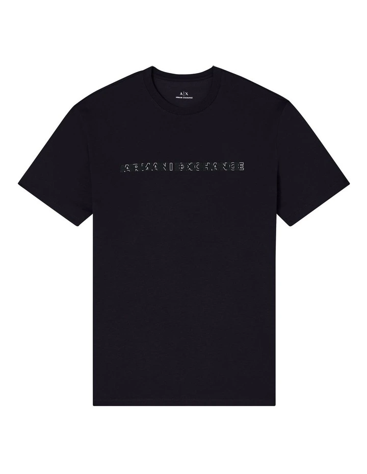 Urban Expedition Logo-on-Logo T-shirt in Deep Navy image 5