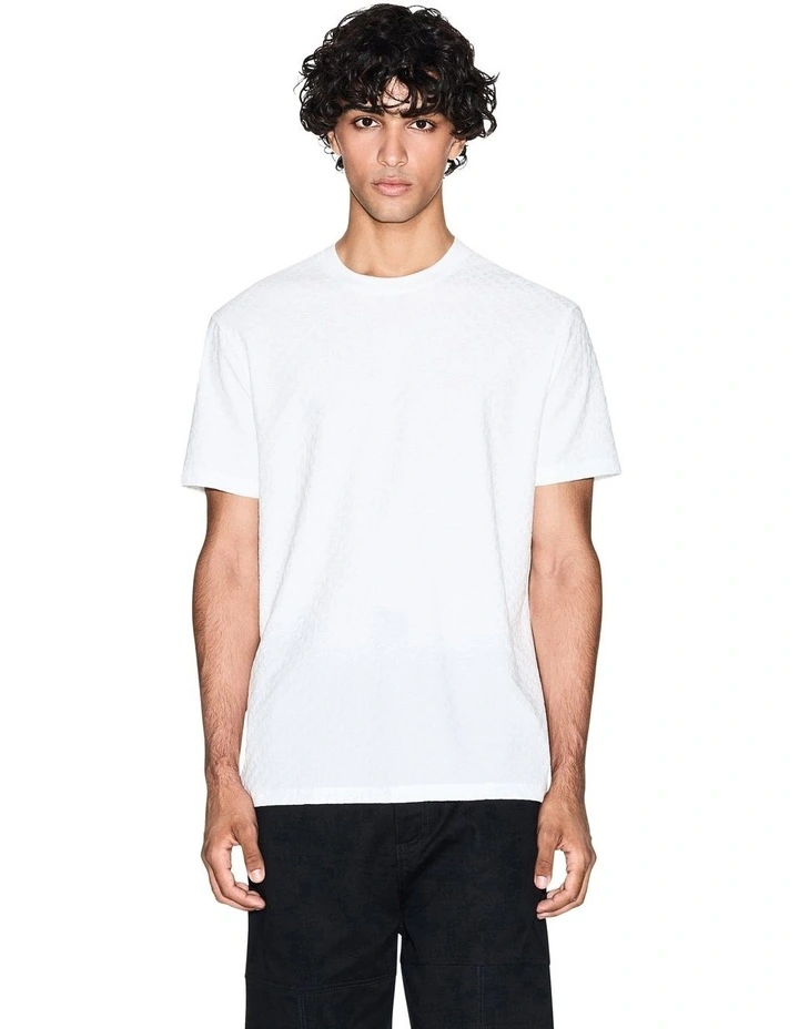 Logo Execution T-shirt in Off White image 1