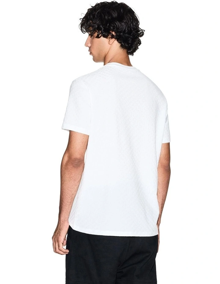 Logo Execution T-shirt in Off White image 2
