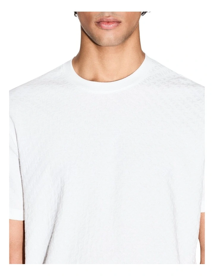 Logo Execution T-shirt in Off White image 4