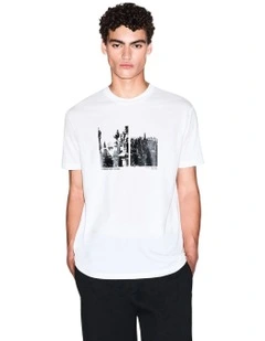 Urban Expedition Graphic T-shirt in Off White