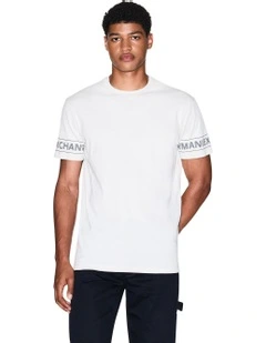 Winter Shades Sleeve Logo T-shirt in Wind Chime