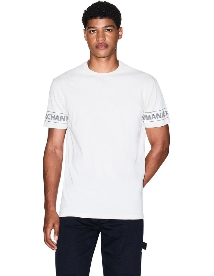 Winter Shades Sleeve Logo T-shirt in Wind Chime image 1