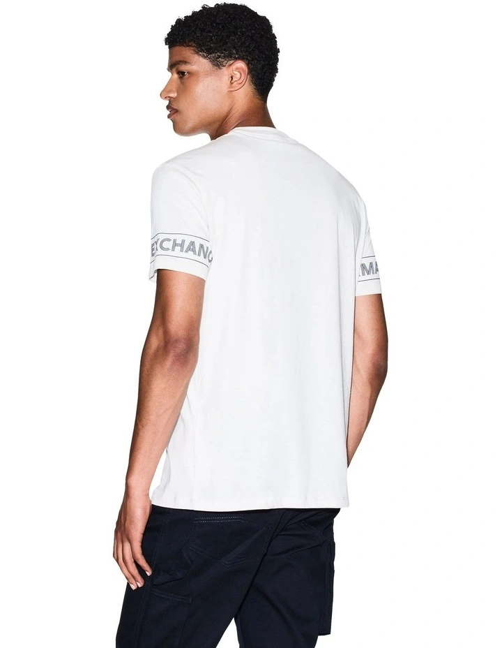 Winter Shades Sleeve Logo T-shirt in Wind Chime image 2